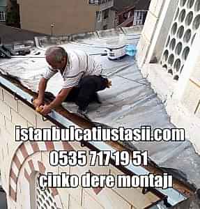 Eksiz oluk, eksiz dere, Boyalı çinko dere