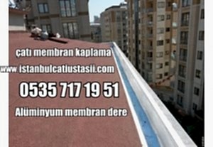 Alüminyum membran çatı deresi, Alüminyum membran deresi,