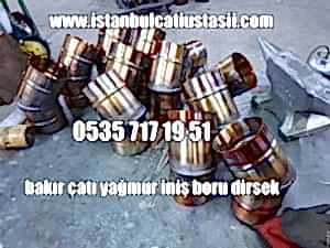 Bakır çatı yağmur boru imalatı- Bakır dere kaplama,