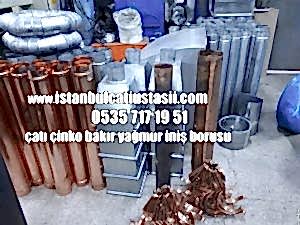 Bakır çatı yağmur borusu fiyatları- Titanyum çinko yağmur borusu fiyatları-