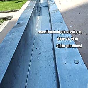 Çinko çatı gizli deresi fiyatları- Çinko dere- Çinko çatı oluk fiyatları-